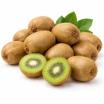 Fresh Greek kiwi on white background | كيوي يوناني طازج بخلفية بيضاء