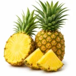 Fresh Philippine pineapple on white background | أناناس فلبيني طازج بخلفية بيضاء