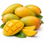 Fresh Yemeni mango on white background | مانجو يمني طازج بخلفية بيضاء