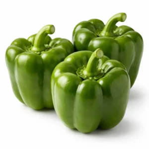 Green capsicum fresh vegetable