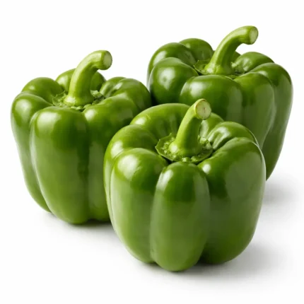 Green capsicum fresh vegetable