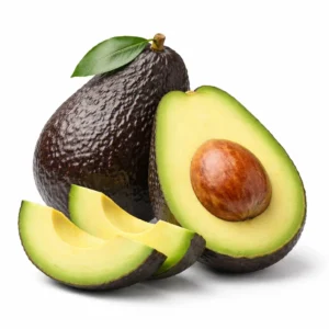 Avocado Hass Mexico fresh ripe avocado on white background