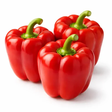 Red capsicum fresh vegetable