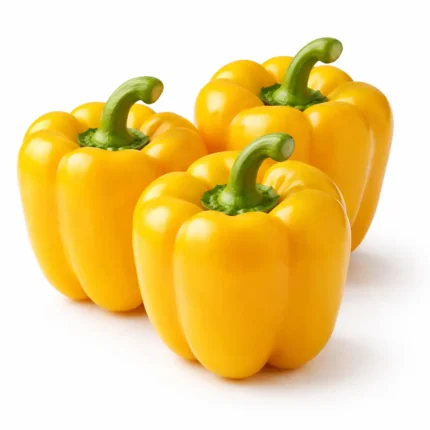 Yellow capsicum fresh vegetable